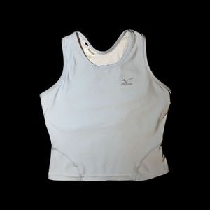 Light blue women’s workout tank